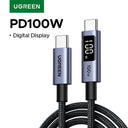 UGREEN USB-C Cable - 100W Digital Power Display