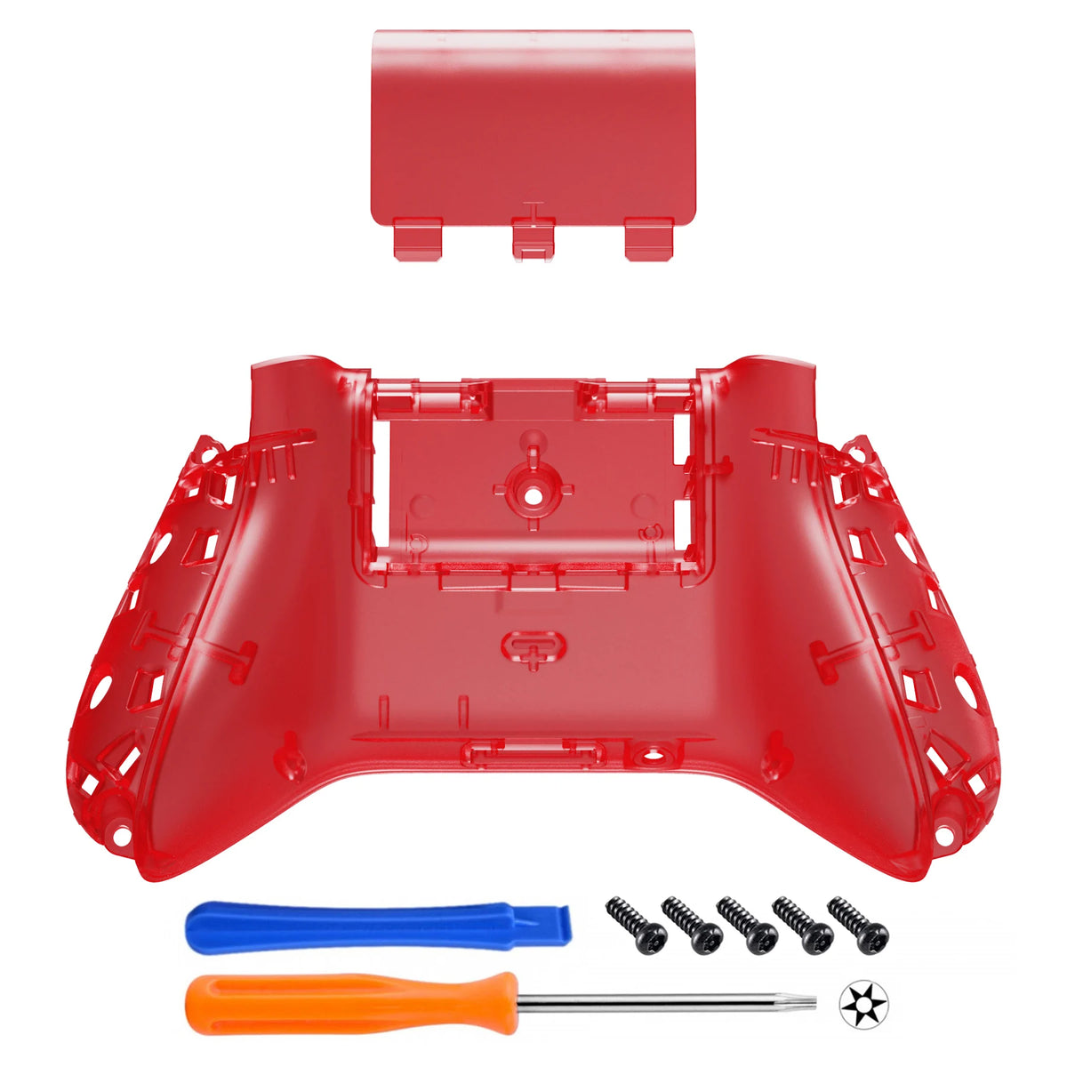 eXtremeRate Clear Custom Bottom Shell