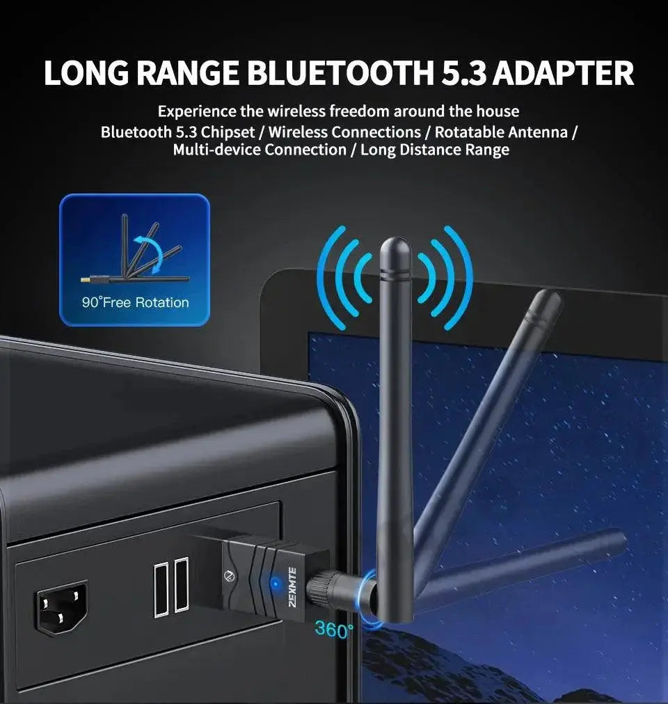 Zexmte Bluetooth Adapter Enhanced Wireless Audio Experience