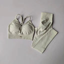 Peach High-Waisted Hip-Lift Yoga Suit Breathable