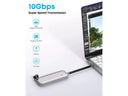 Nusyn NVMe & SATA SSD Enclosure, USB-C Waterproof Dustproof Zinc Alloy Case, Supports M Key/B+M Key PCIe Up to