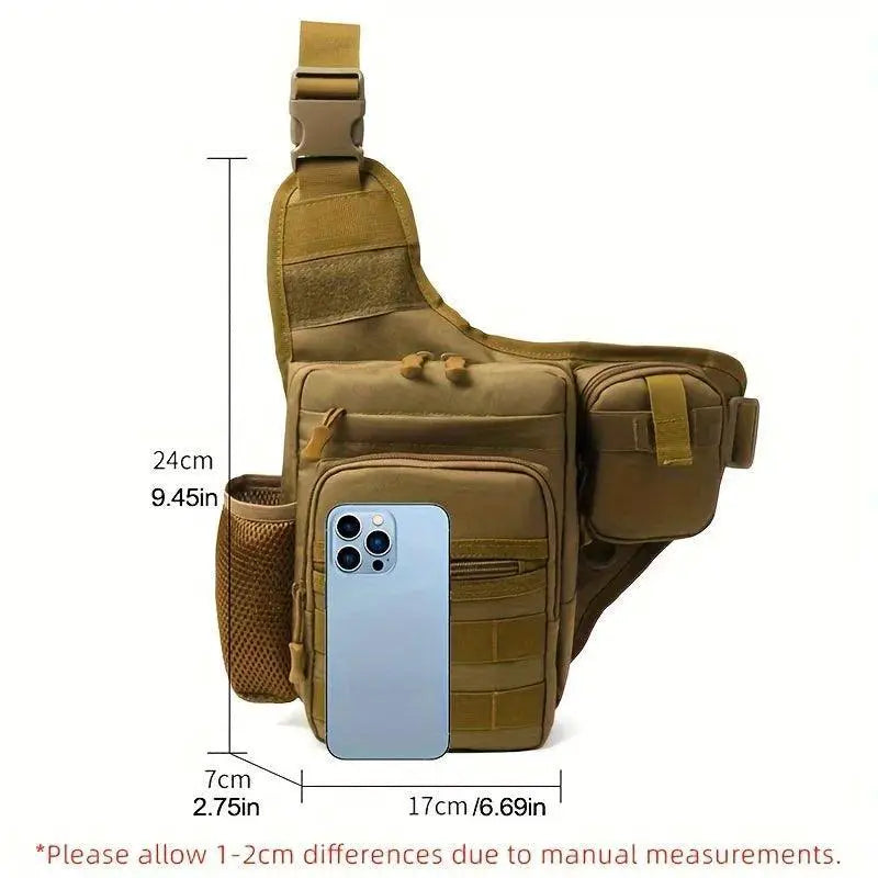 Versatile Waterproof Fishing Shoulder Bag For Outdoor Sports