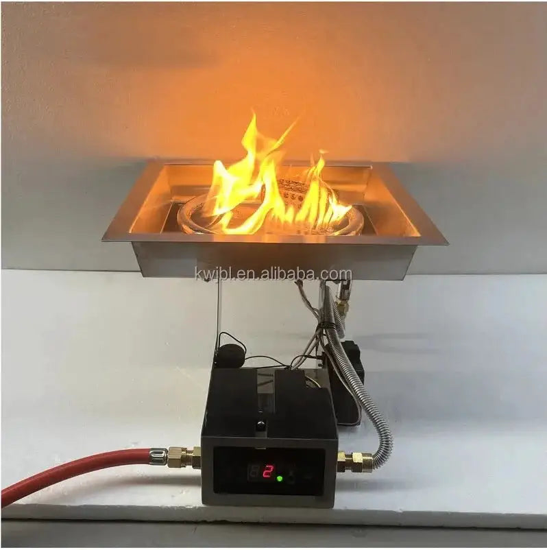 Outdoor Gas Fire Pit burner Kit with Automatic Control Unit — product view 2