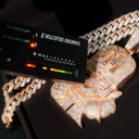 Iced Out D Monkey Pendant
