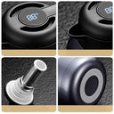 316 Stainless Thermos Bottle With Temperature Display And Tea Strainer