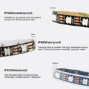 WS2812B Addressable LED Strip 1 To 5 Meters 30 60 74 96 144 LEDs RGBIC Spark