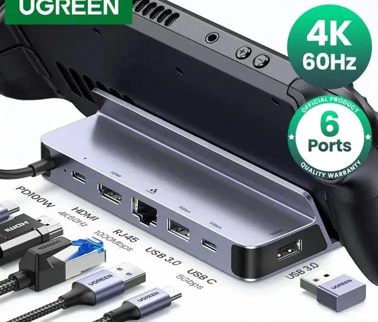 USB C HDMI Dock Premium Connectivity Hub for Gaming and Work