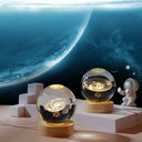 Crystal Ball Lamp With Galaxy Projection