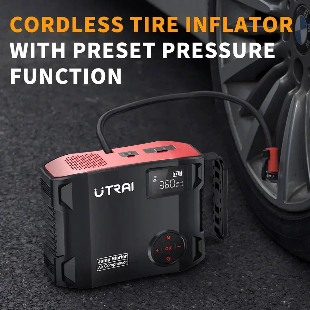 UTRAI JS5 Four In One Car Booster Jump Starter 2000A - OurLum.com