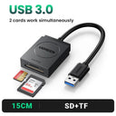 UGREEN Card Reader USB3.0 USB-C OTG Support Rapid Data Transfer