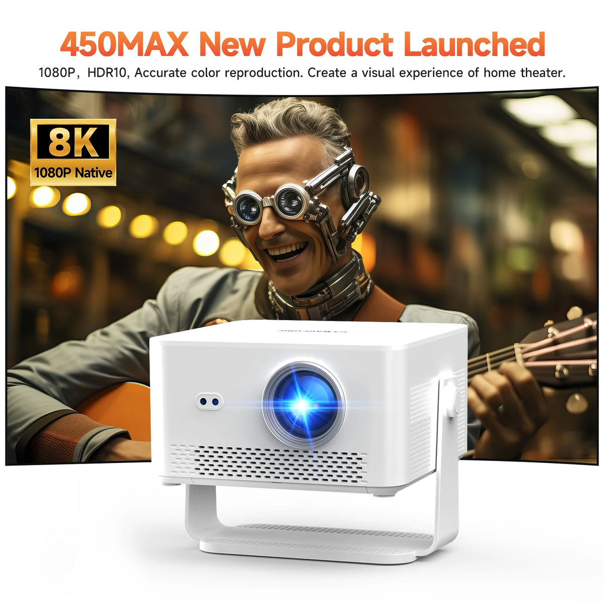 Magcubic Portable Outdoor Projector Projector Auto Focus Support — product view 5