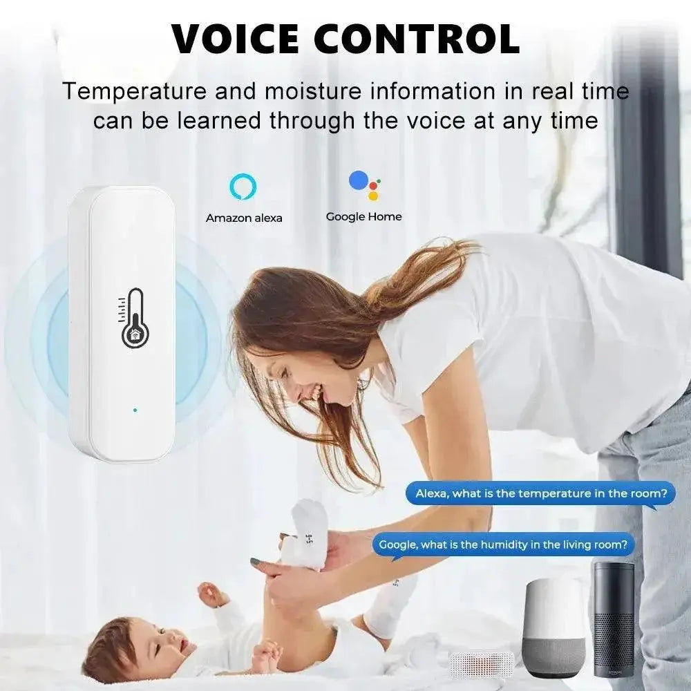 Smart Home Sensor Voice Controlled Temperature and Humidity