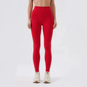 Back Pocket Yoga Leggings Women High Waist Pants
