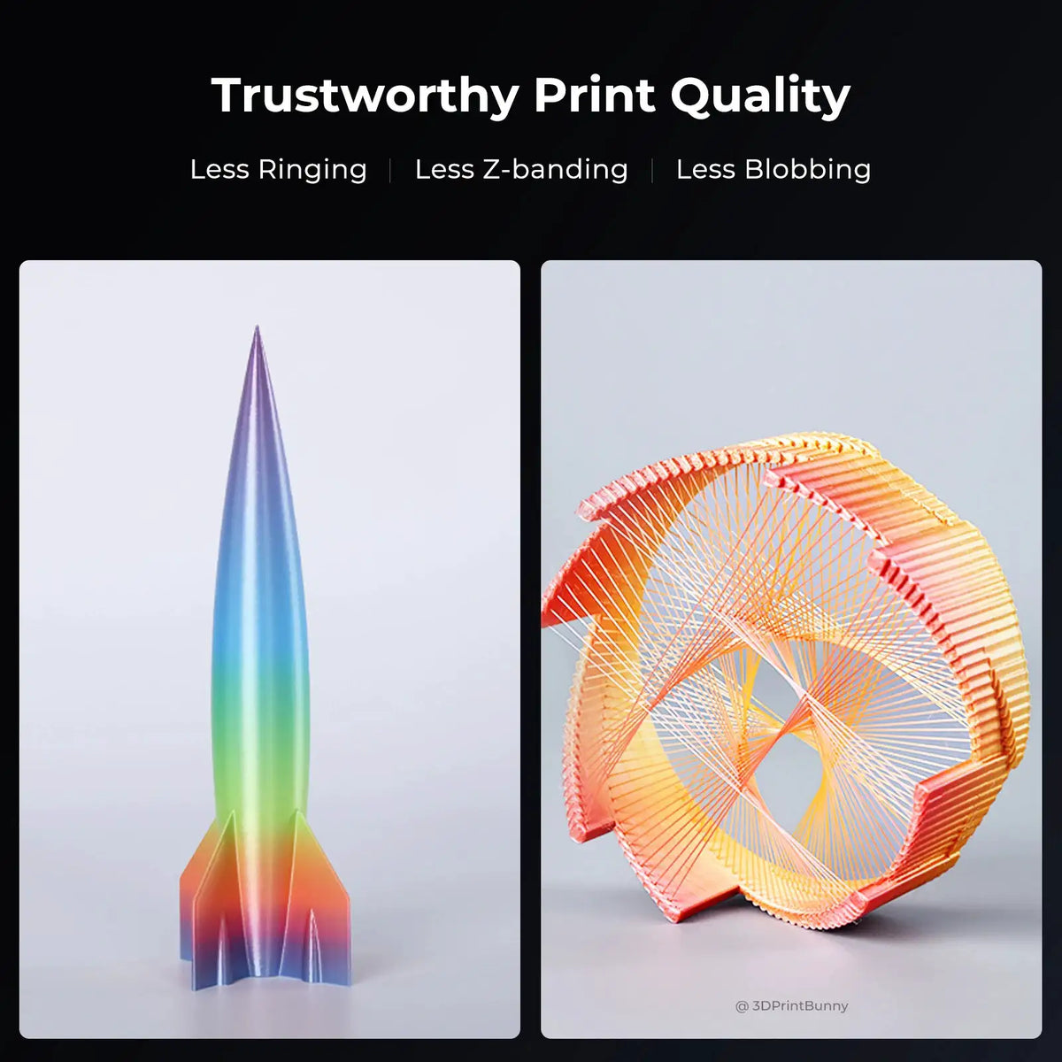 Creality Official 2025 K1 Max 3D Printer with 2.2LB Hyper PLA Filament - 600mm/S High-Speed with Auto Leveling, Dual Cooling & AI - Large 11.8X11.8X11.8in Print Size - Ideal for School Supplies And More