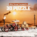 Robotime Steam Locomotive 3D Wooden Model Kit