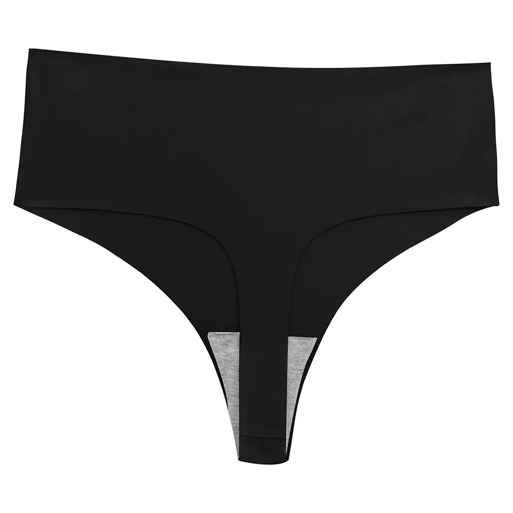High Rise G String Panties Womens Soft Elasticity Lingerie
