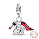 Red Series Charm Beads Sterling