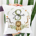 Personalized Animal Name Pillowcase Eco-Friendly Polyester Cover