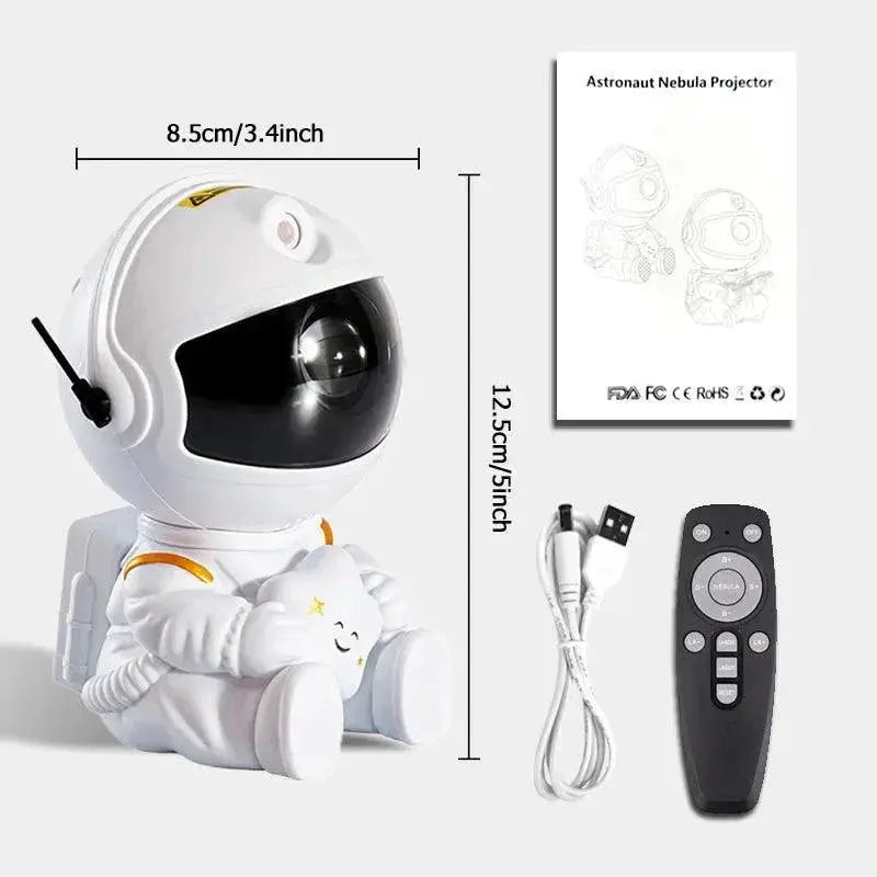Galactic Dream Star Projector Astronaut LED Nebula Lamp