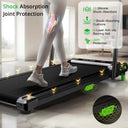 AKLUER 480LB Incline Walking Pad Handle Under Desk Treadmill