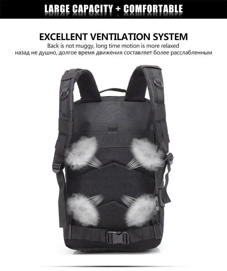 Rugged Tactical Backpack for Hiking Edition AA — product view 16