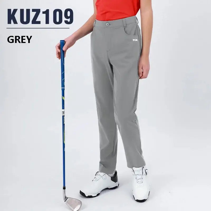 PGM Boys Breathable Quick Dry Golf Pants Anti Sweat Kids