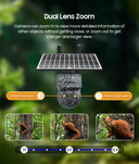 INQMEGA 8MP 4G SIM Card WIFI Solar Camera Outdoor Security