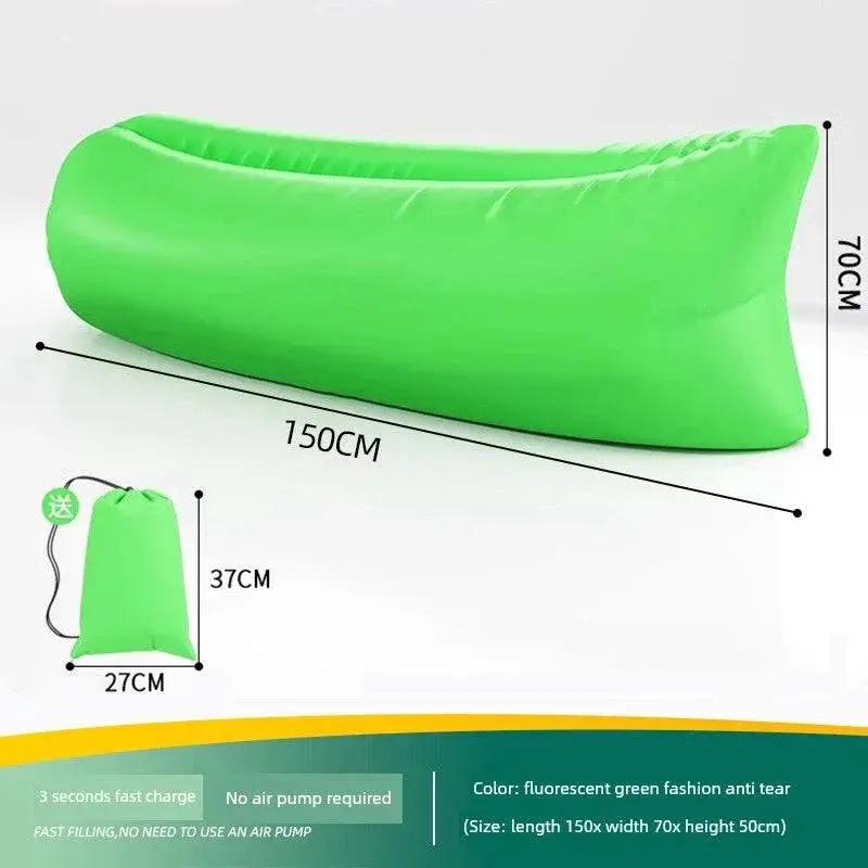 Instant Comfort Outdoor Sofa for Camping — Lemon yellow [bearing 600kg/3 seconds fast inflation] delivery storage bag