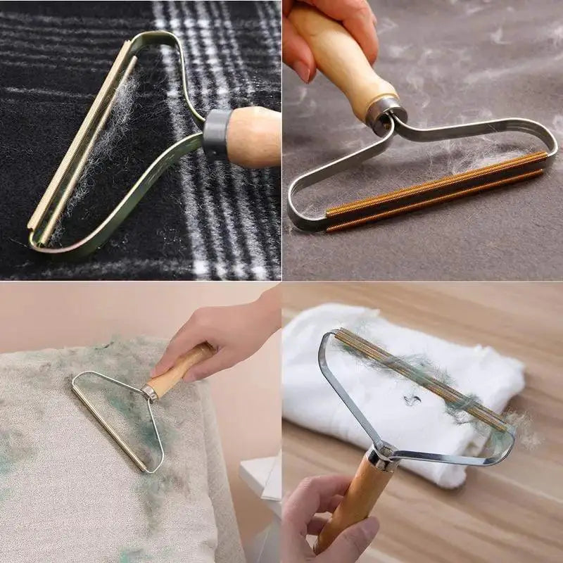 Portable Pet Hair Remover Brush And Lint Roller Essential