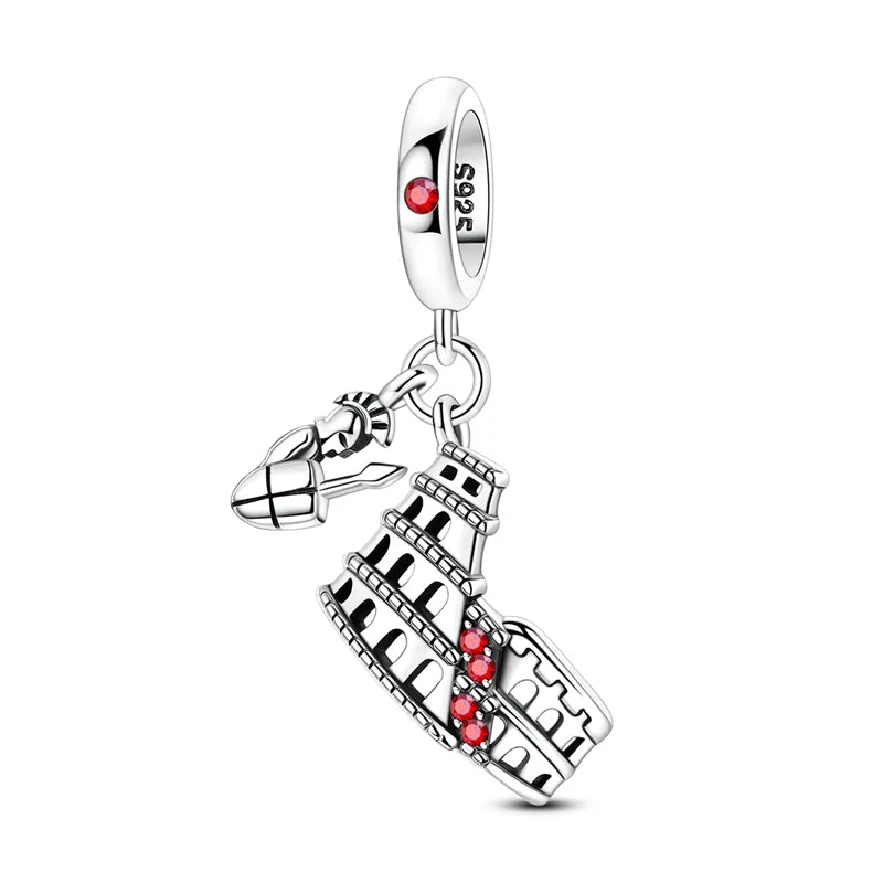 Sterling Silver Pendant Charm Bead