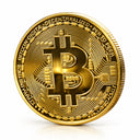 Gold Plated Bitcoin Collectible Coin