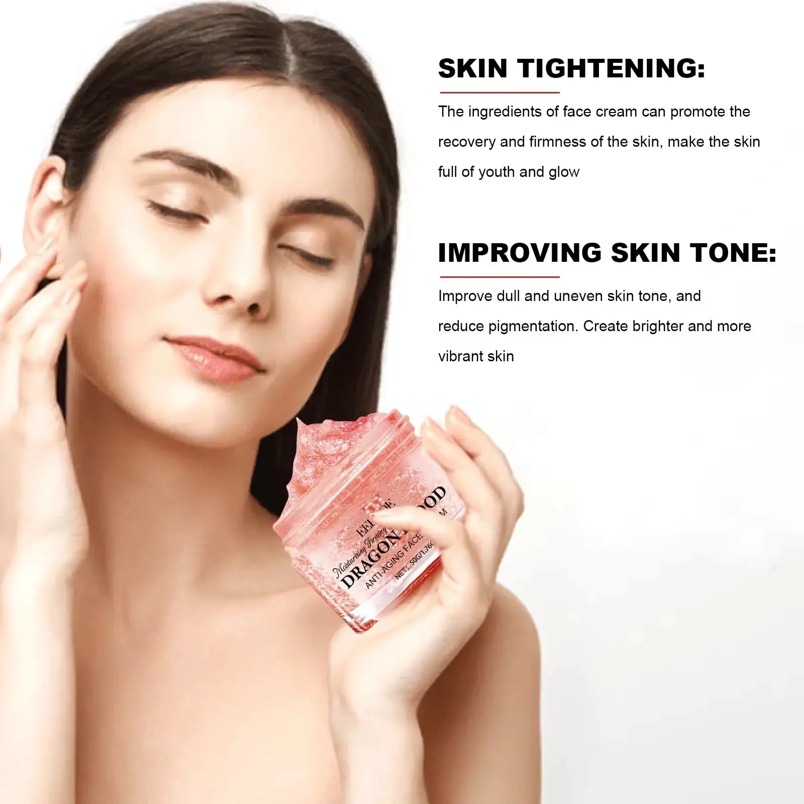Dragon Blood Cream Facial Moisturizer Face Rejuvenation Hyaluronic Acid Repair Serum Moisturizing Nourishing Skin Care Products