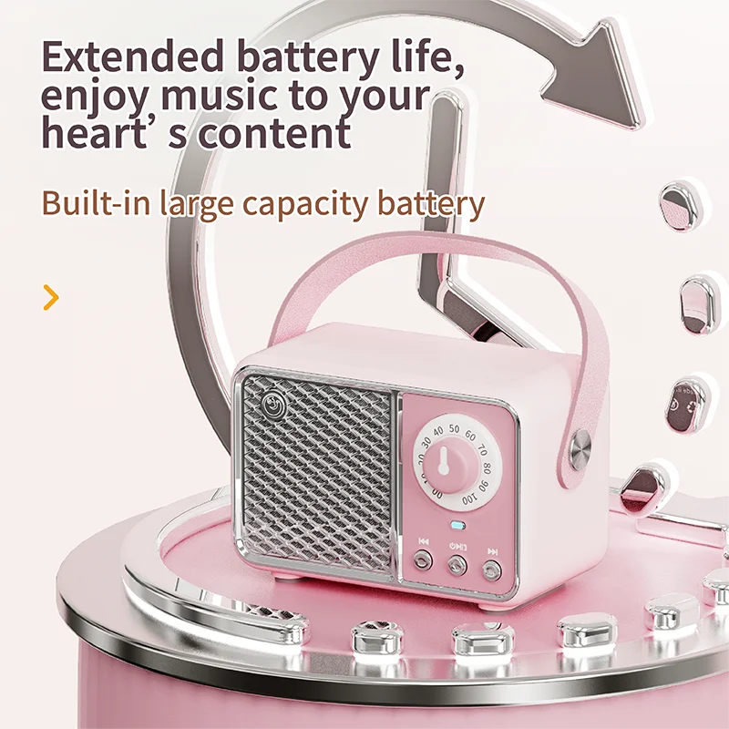 Bluetooth FM Radio Audio Speaker