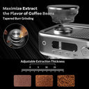 Tacleekii Espresso Machine Stainless Steel Professional
