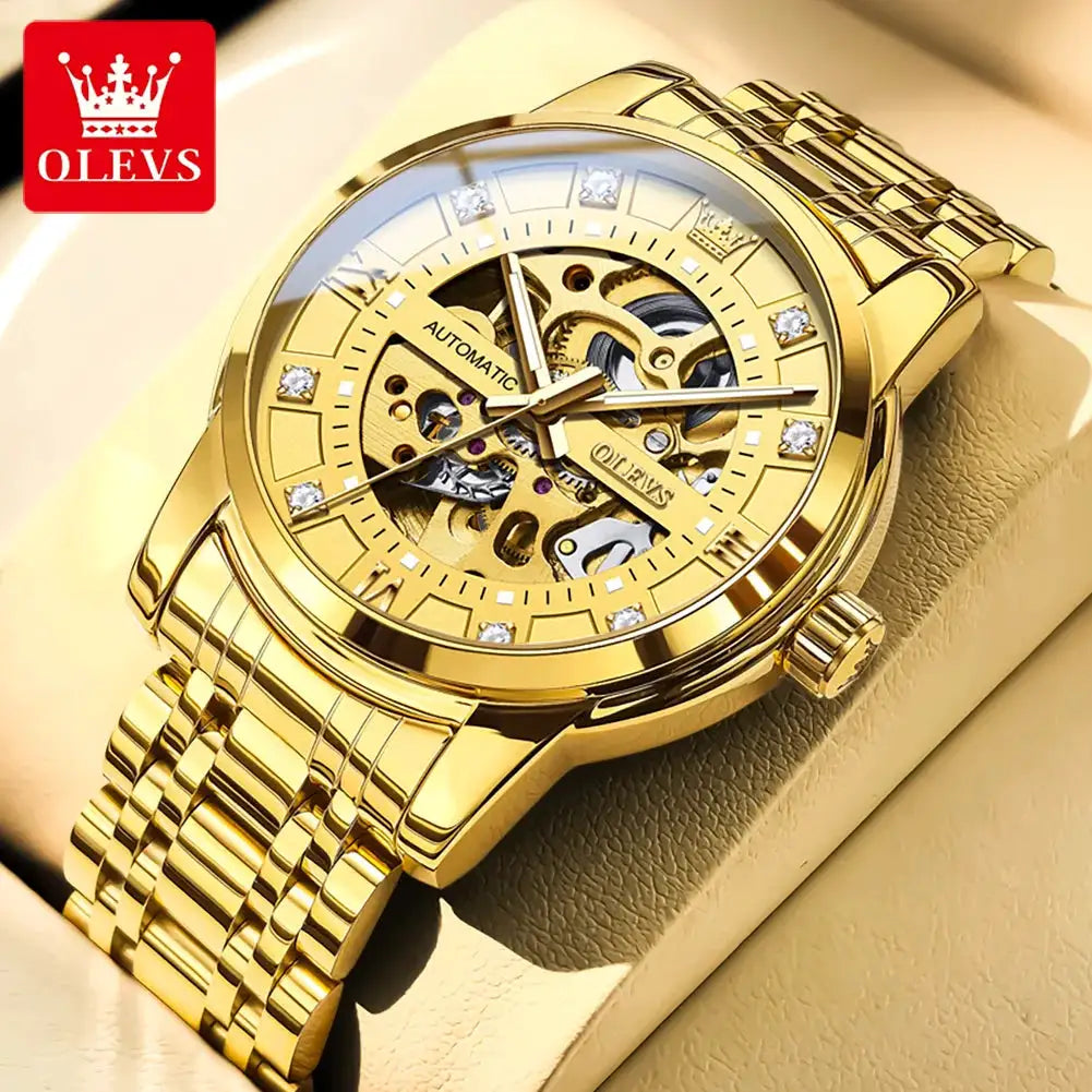 Olevs Men Skeleton Mechanical Watch — product image 13