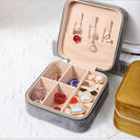 Velvet Jewelry Box For Travel Security