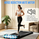 Ultra Quiet Under Desk Walking Pad Treadmill 12 Speed LED Display