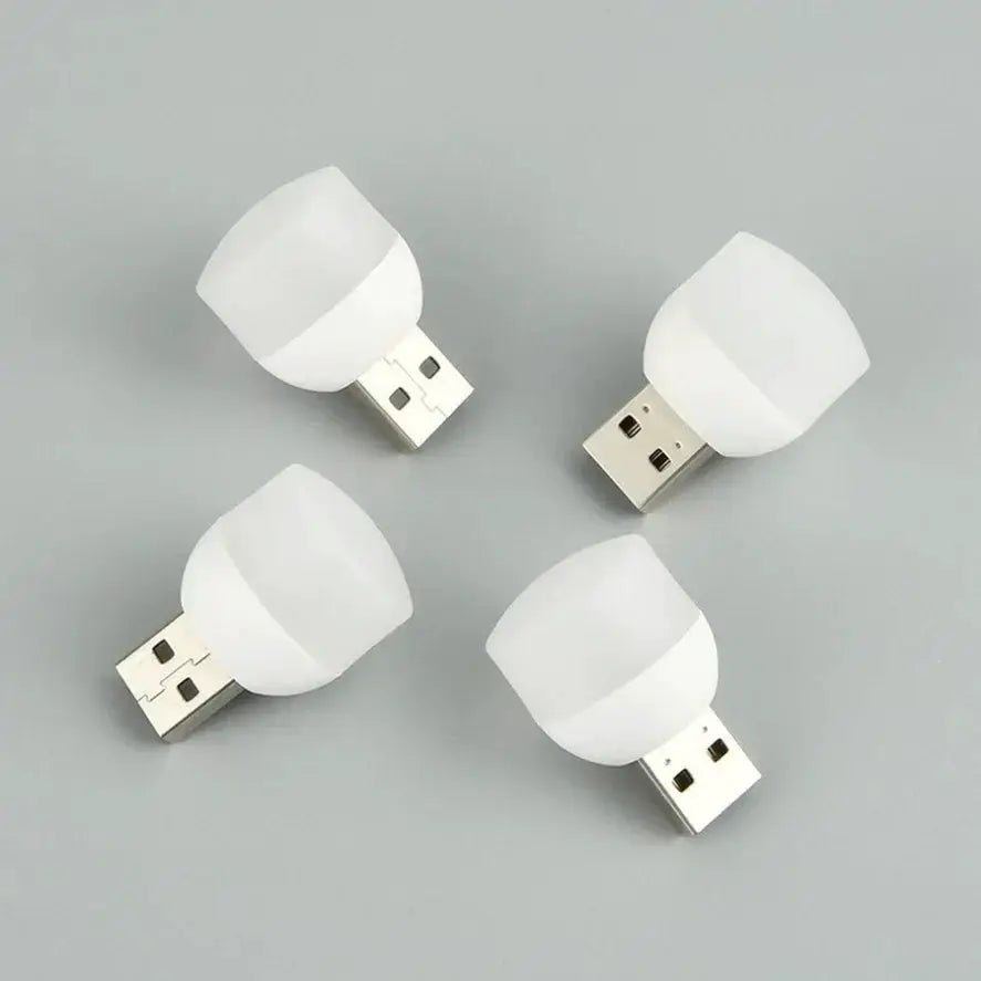 Compact USB Plug Lamp LED Night Light Mini Book Reading
