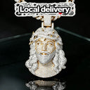 Iced Out Jesus Head Gold