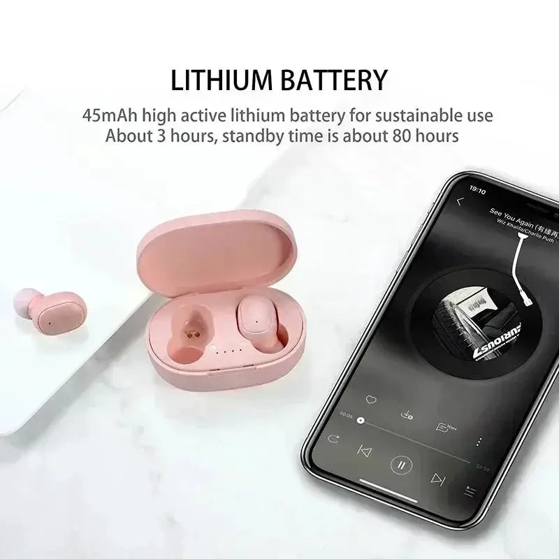 Original A6S TWS Wireless Bluetooth Earbuds Headset