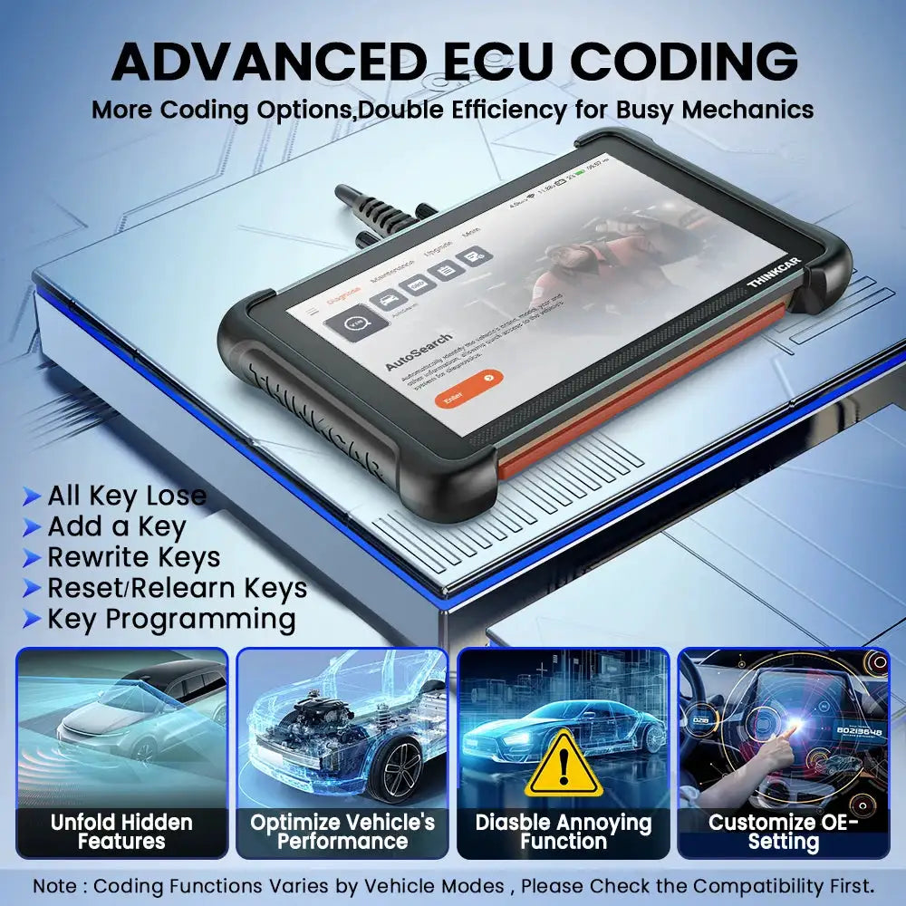 THINKCAR THINKSCAN 689 Bi-directional OBD2 Scanner Full System Scan 2026 ECU Coding 34 Reset Car Diagnostic Tools Lifetime Free Update