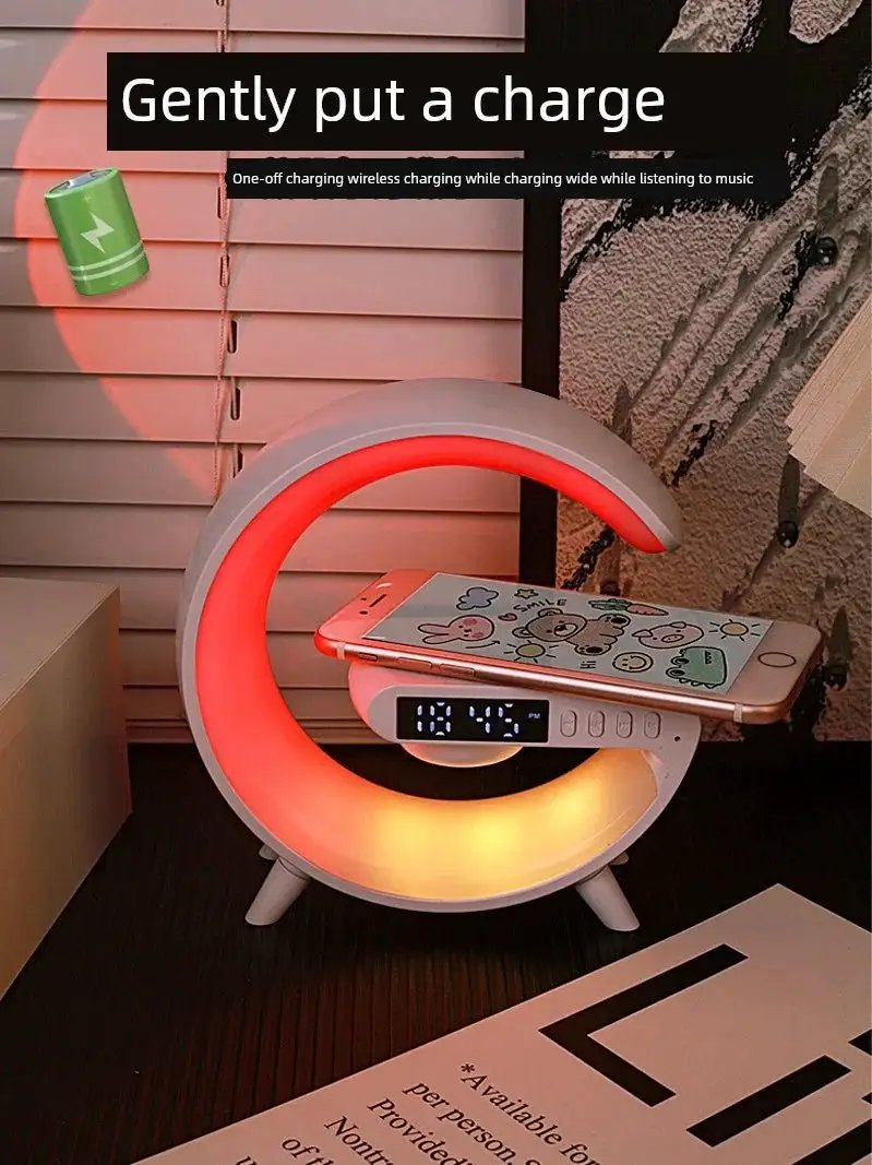 Wireless Charging Speaker Night Light Gift For Girls - OurLum.com