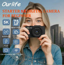Cinematic 5K Camera for YouTube Vlogs