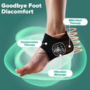 12 modes and 36 gears Heated Ankle Foot Massager - Rechargeable EMS Muscle Stimulator With Red Light For Deep Pain Relief