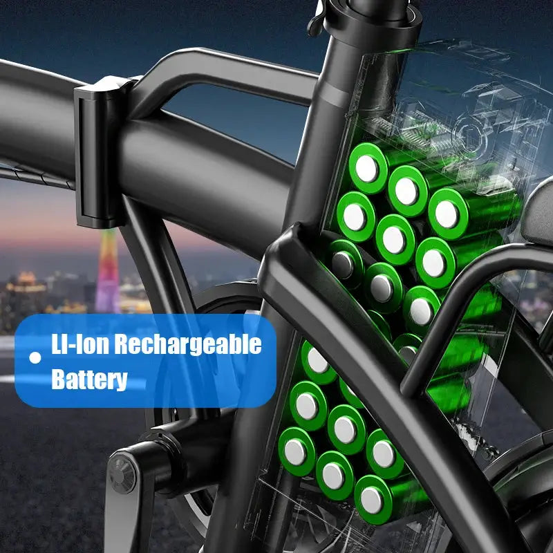 Compact 14 Foldable Electric Bicycle