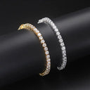 Gold Moissanite Tennis Bracelet