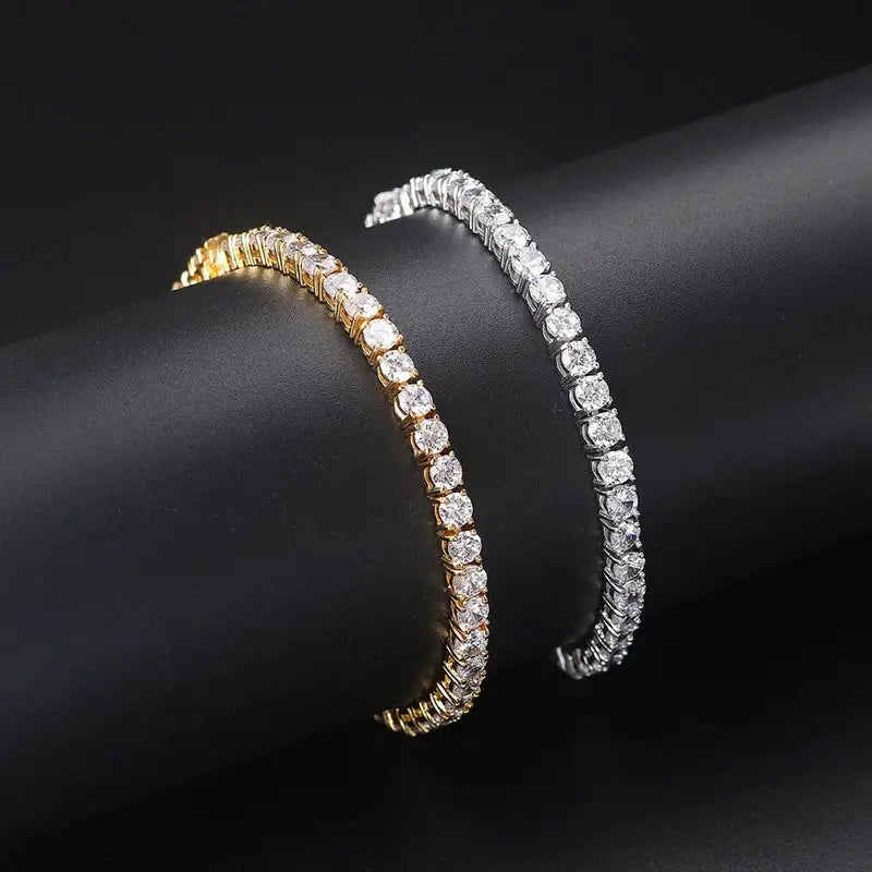 Gold Moissanite Tennis Bracelet — product image 4