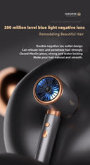 Professional Hair Dryer High Power Blue Light