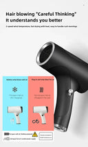 Wireless Hair Dryer Travel Portable Fast Dry Lithium Battery