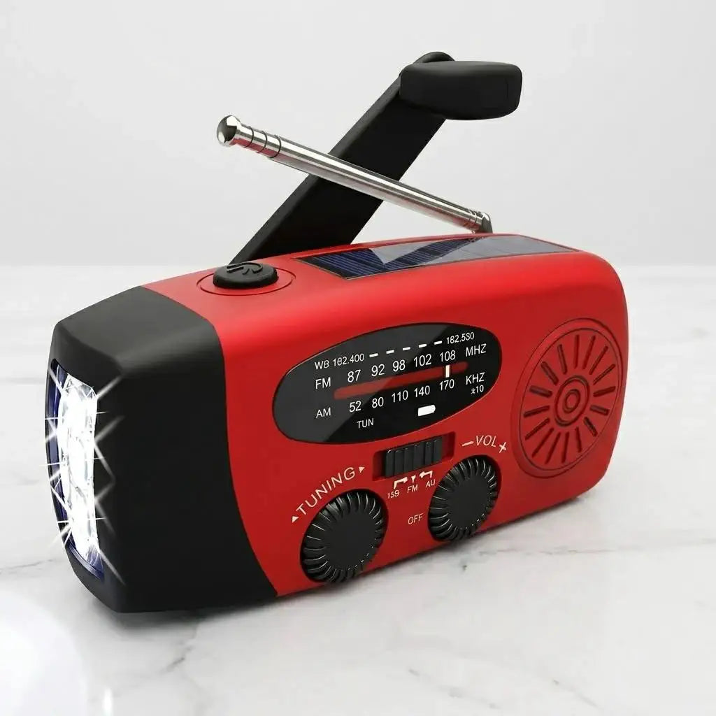 Solar Hand Crank Emergency Radio — product view 9